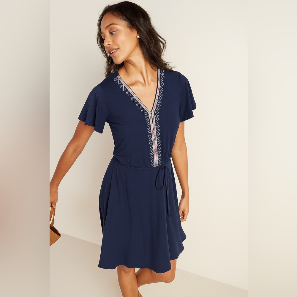 OLD NAVY Dress with Embroidery